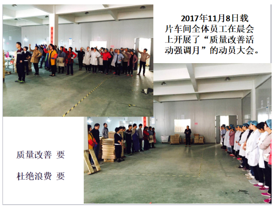 美韦德2017年度第二轮“质量改善活动强调月”开始啦！